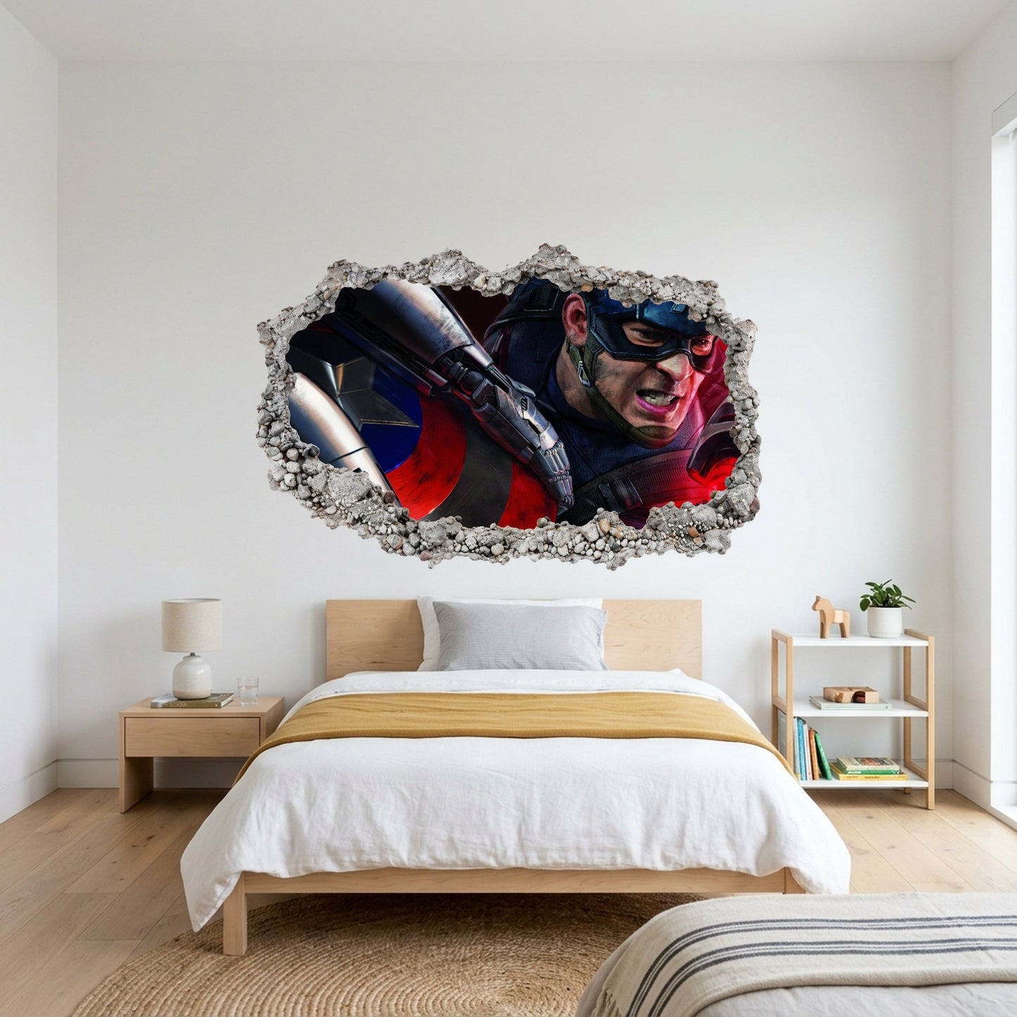 Captain America Iron Man Thor Kids Room Decor Nursery Wall Art 038