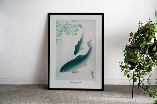 Carp Or Koi Asian Style Poster | Wall Art for Home & Office | High-Quality Print - High-quality vinyl skin wrap dec
