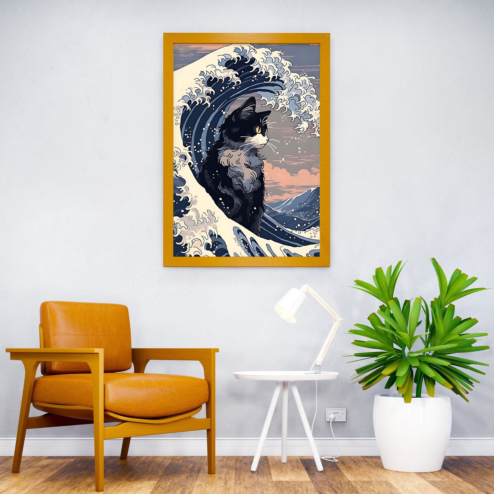 Cat Kagawa Asian Style Poster | Wall Art for Home & Office | High-Quality Print - High-quality vinyl skin wrap deca