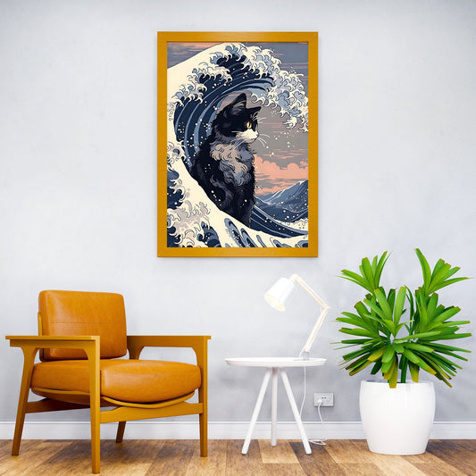 Cat Kagawa Asian Style Poster | Wall Art for Home & Office | High-Quality Print - High-quality vinyl skin wrap deca