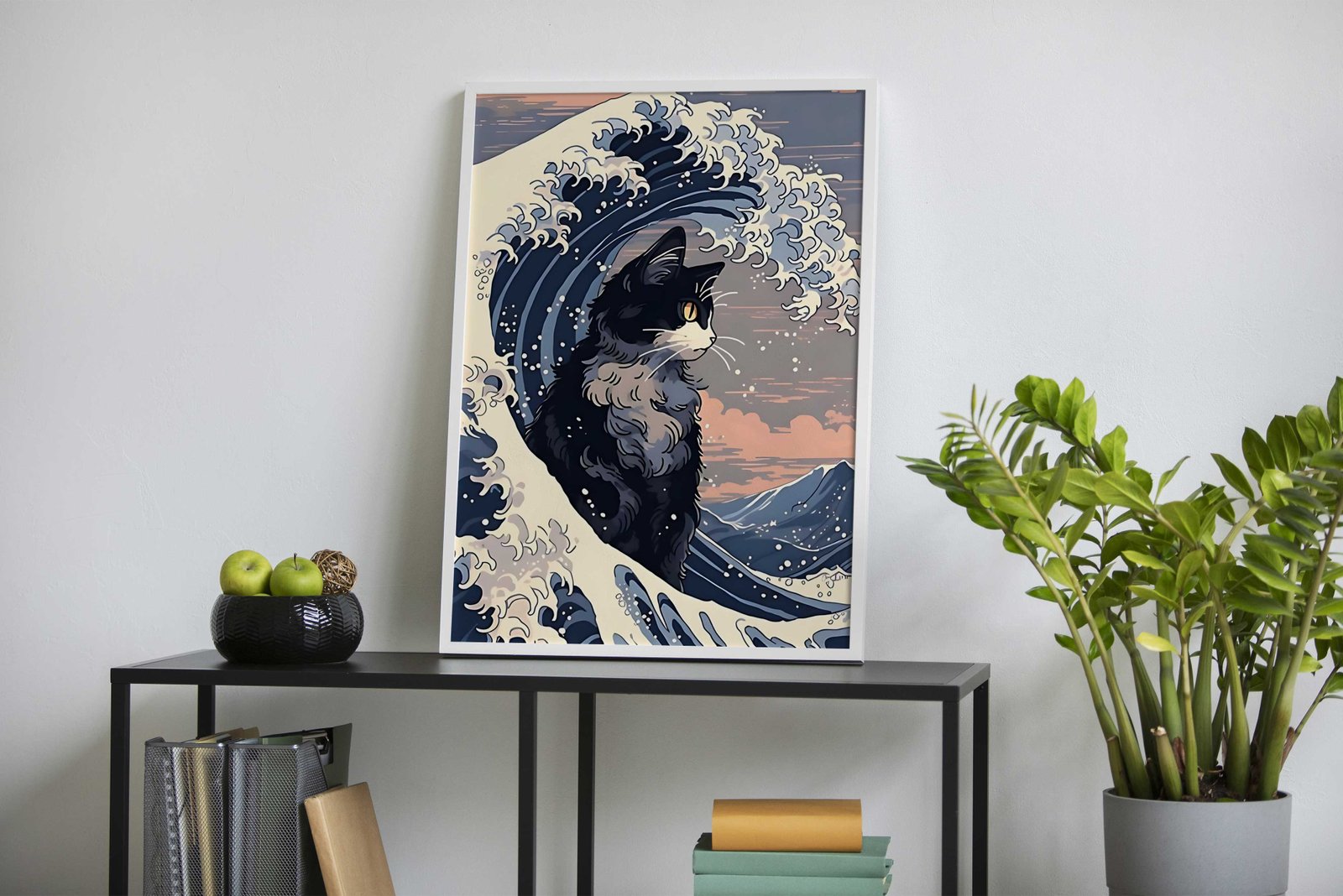 Cat Kagawa Asian Style Poster | Wall Art for Home & Office | High-Quality Print - High-quality vinyl skin wrap deca