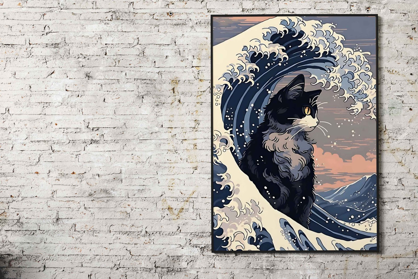 Cat Kagawa Asian Style Poster | Wall Art for Home & Office | High-Quality Print - High-quality vinyl skin wrap deca