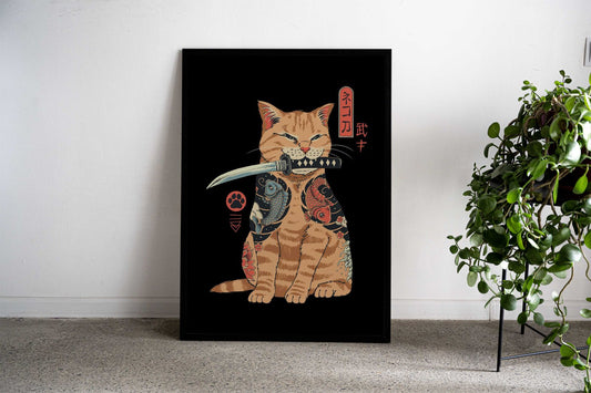 Catana Asian Style Poster | Wall Art for Home & Office | High-Quality Print - High-Quality Visual Display