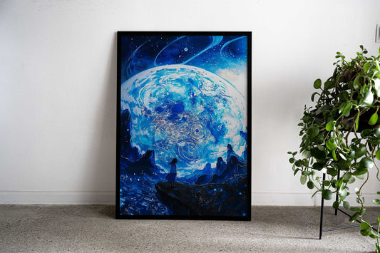 Celestial Wonder Asian Style Poster | Wall Art for Home & Office | High-Quality Print - High-Quality Visual Display