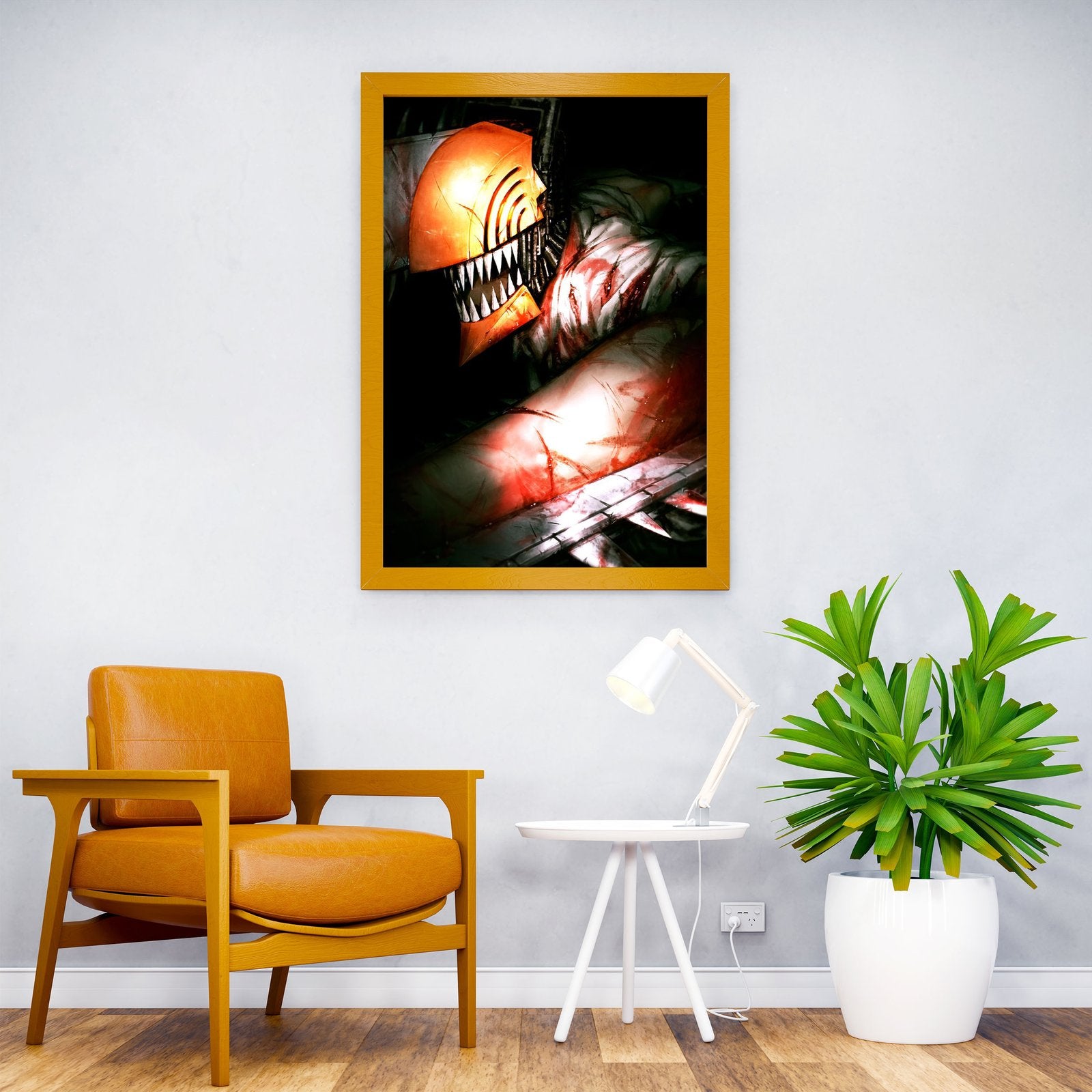Chainsaw Devil Asian Style Poster | Wall Art for Home & Office | High-Quality Print - High-Quality Visual Display