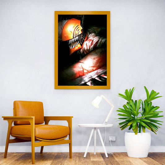 Chainsaw Devil Asian Style Poster | Wall Art for Home & Office | High-Quality Print - High-Quality Visual Display