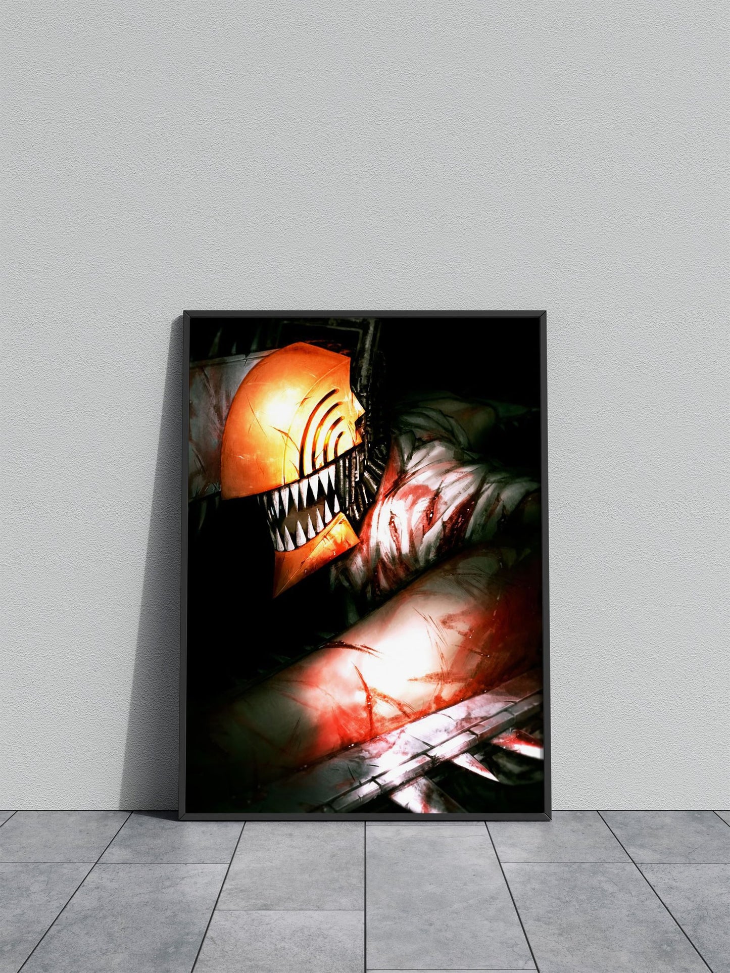 Chainsaw Devil Asian Style Poster | Wall Art for Home & Office | High-Quality Print - High-Quality Visual Display