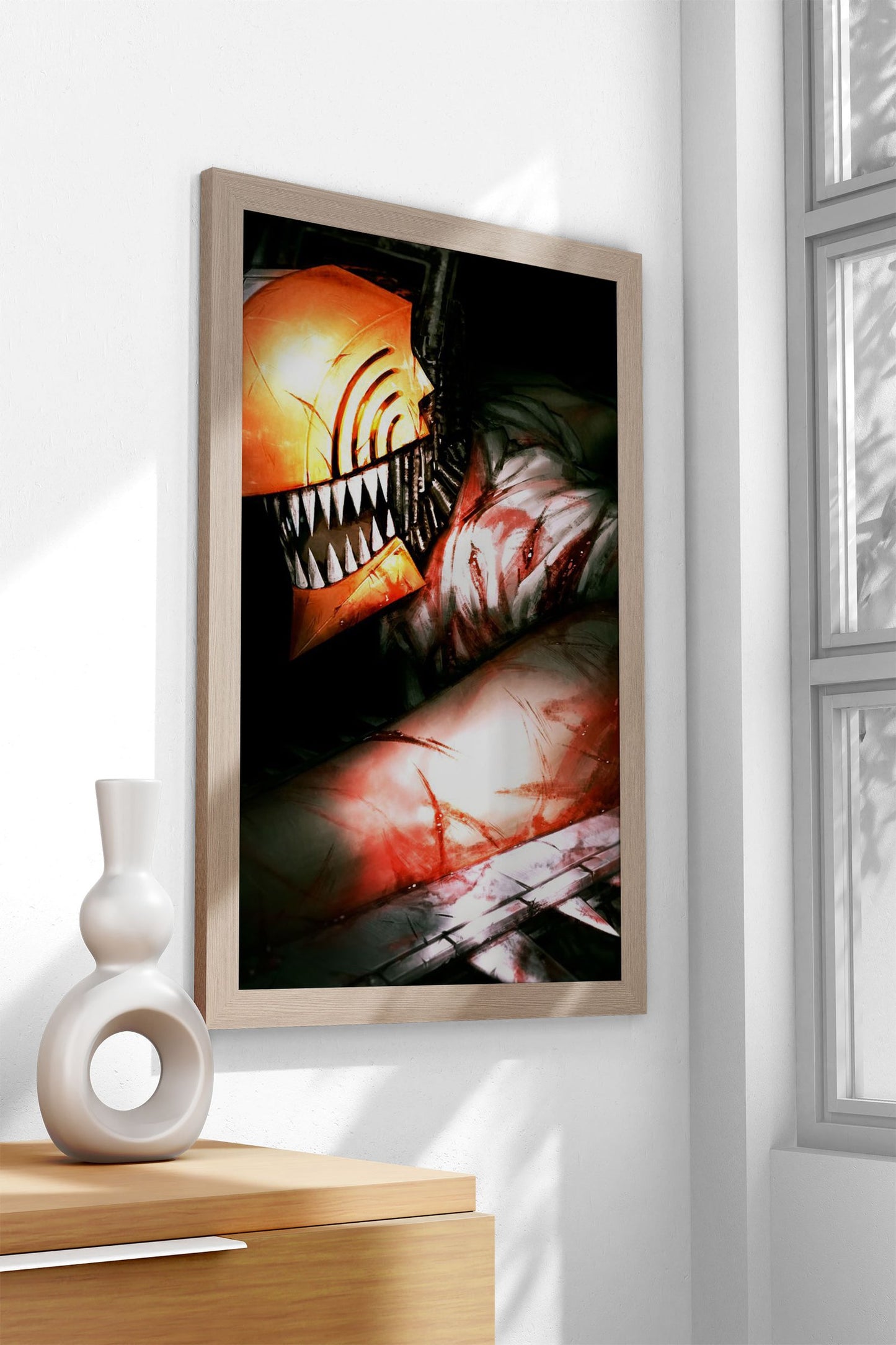 Chainsaw Devil Asian Style Poster | Wall Art for Home & Office | High-Quality Print - High-Quality Visual Display