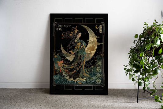 Change Chinese Goddess Asian Style Poster | Wall Art for Home & Office | High-Quality Print - High-Quality Visual Display