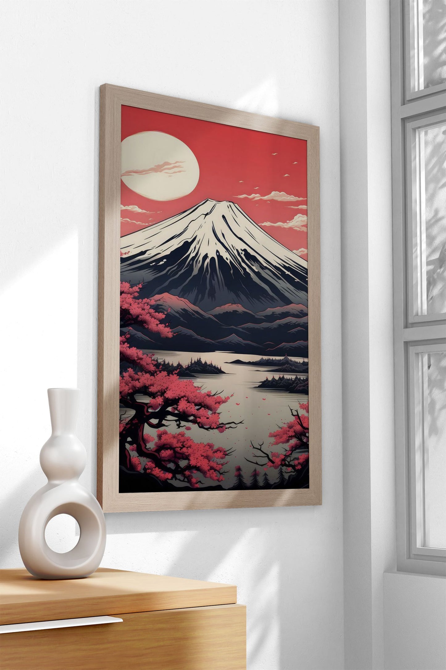 Cherry Blossom Japan Art Asian Style Poster | Wall Art for Home & Office | High-Quality Print - High-Quality Visual Display
