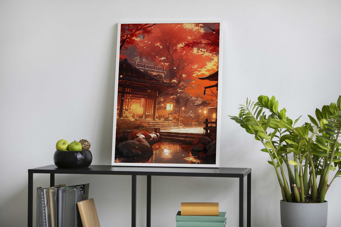 Cherry Blossom Japan House Asian Style Poster | Wall Art for Home & Office | High-Quality Print - High-Quality Visual Display