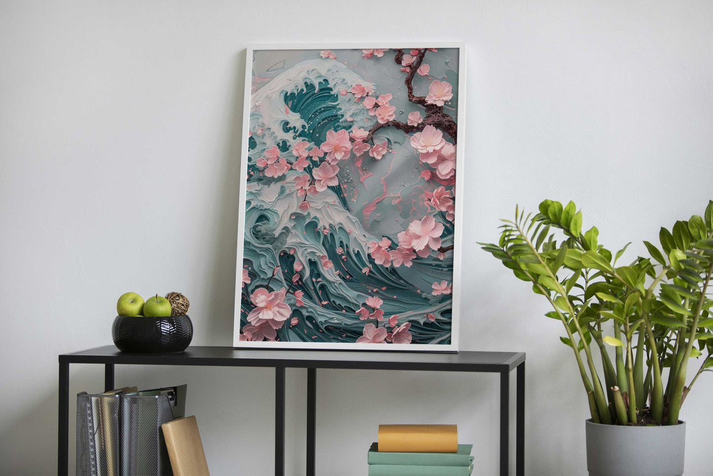 Cherry Blossom Japan Wave Asian Style Poster | Wall Art for Home & Office | High-Quality Print - High-Quality Visual Display