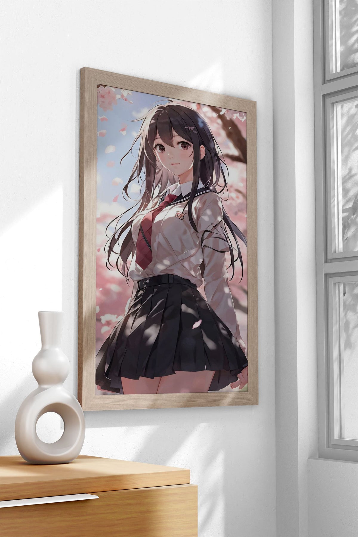 Cherry Blossom japan Girl Asian Style Poster | Wall Art for Home & Office | High-Quality Print - High-Quality Visual Display