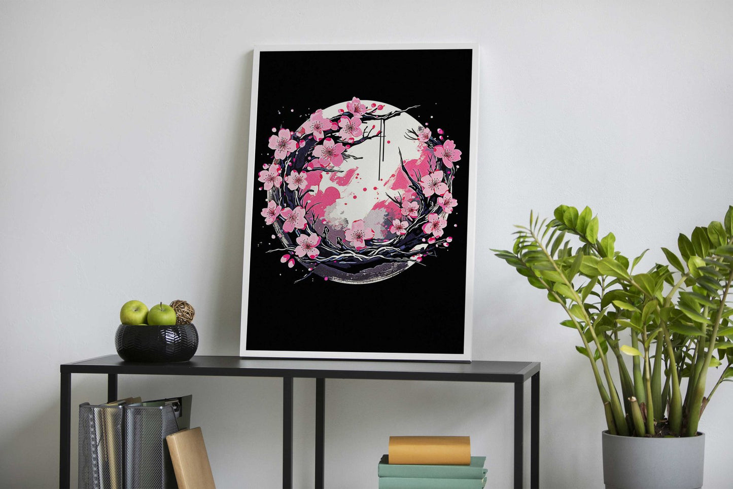 Cherry Blossoms Minimalist Asian Style Poster | Wall Art for Home & Office | High-Quality Print - High-Quality Visual Display
