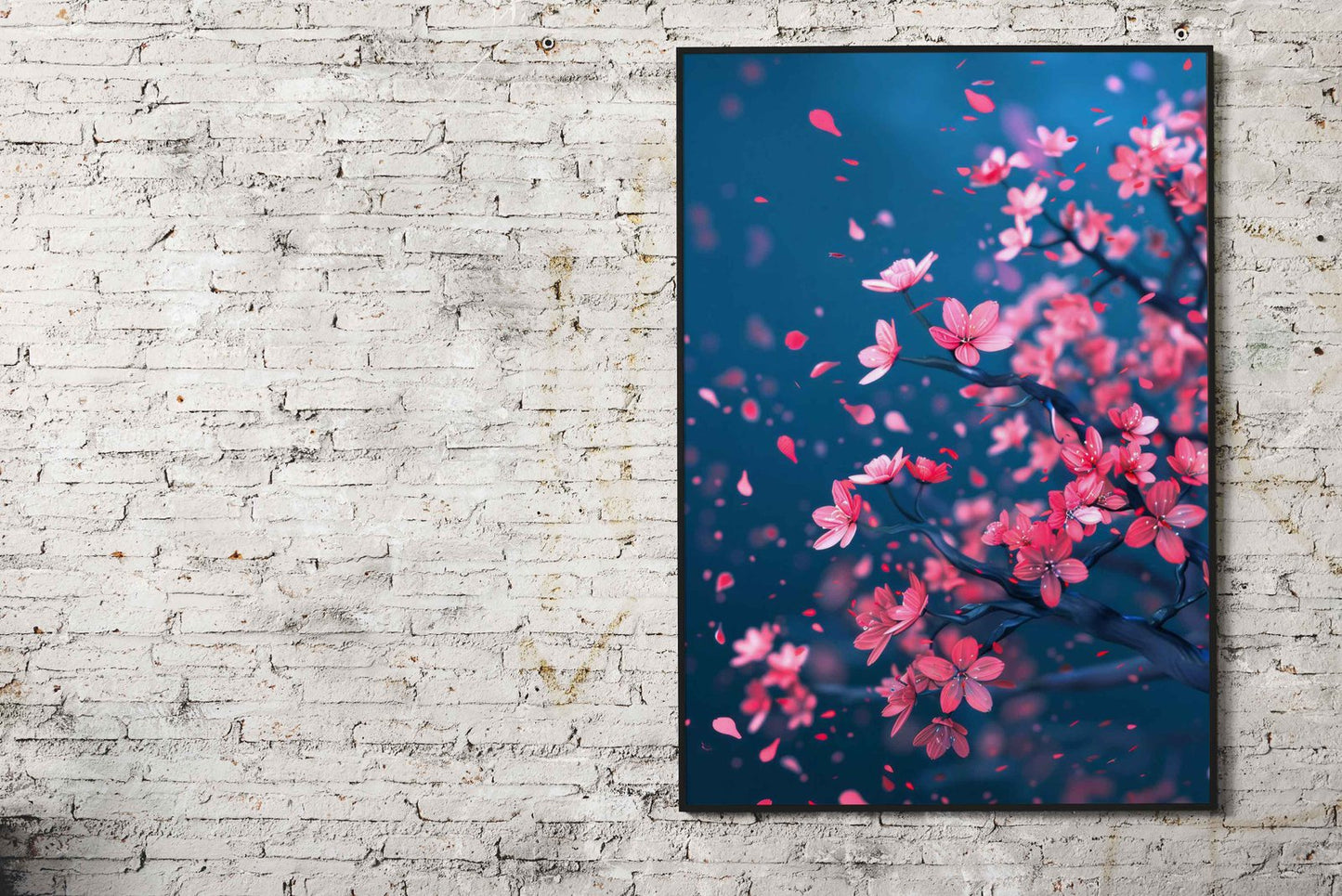 Cherry Blossoms Nature Asian Style Poster | Wall Art for Home & Office | High-Quality Print