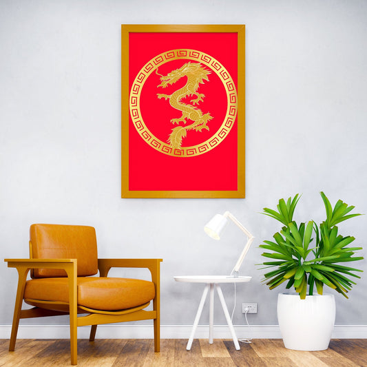 China year of dragon 2024 Asian Style Poster | Wall Art for Home & Office | High-Quality Print - High-Quality Visual Display
