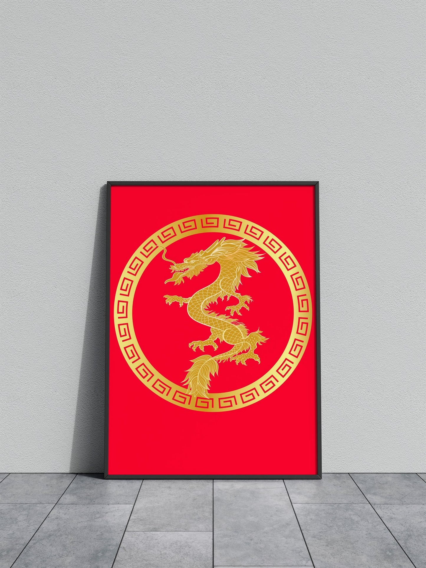 China year of dragon 2024 Asian Style Poster | Wall Art for Home & Office | High-Quality Print