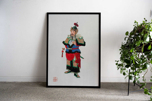 Chinese Commander Asian Style Poster | Wall Art for Home & Office | High-Quality Print - High-Quality Visual Display