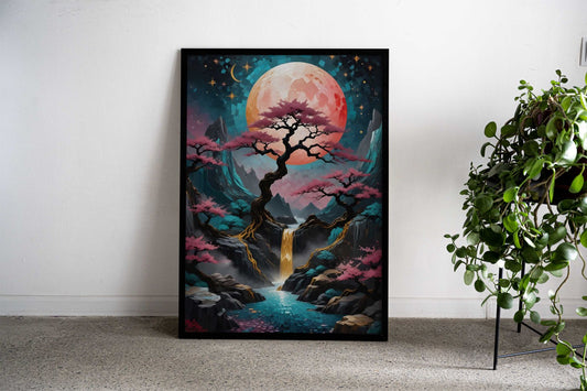 Chinese Traditional Nature Asian Style Poster | Wall Art for Home & Office | High-Quality Print - High-Quality Visual Display