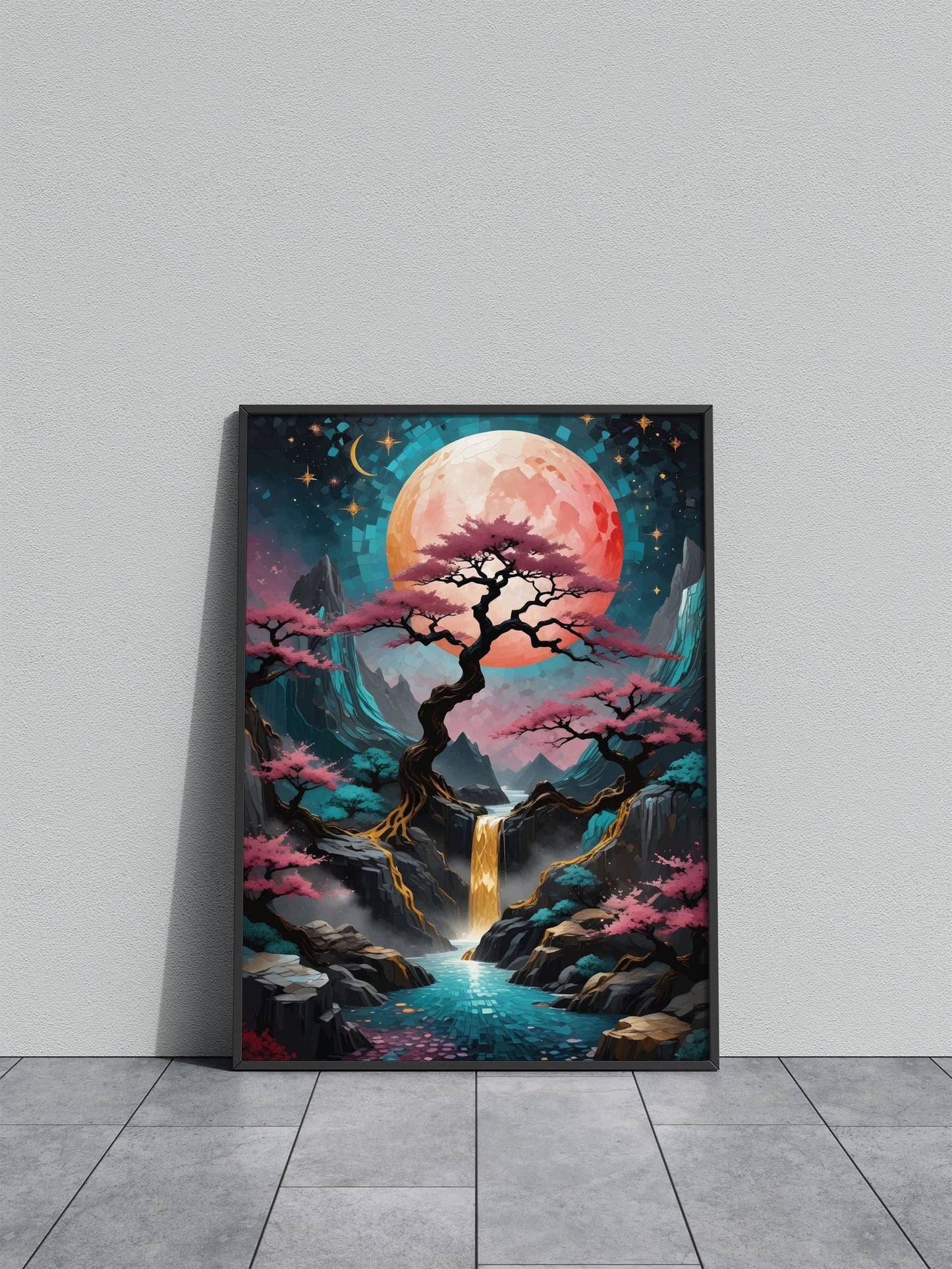 Chinese Traditional Nature Asian Style Poster | Wall Art for Home & Office | High-Quality Print