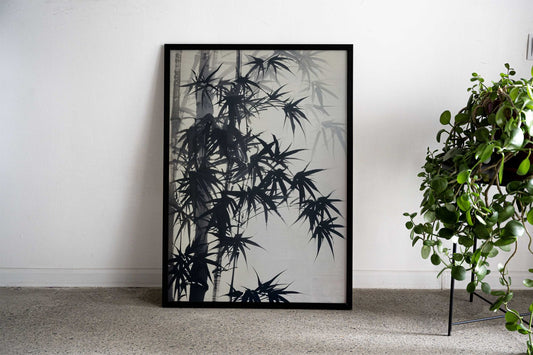 Chinese bamboos Asian Style Poster | Wall Art for Home & Office | High-Quality Print - High-Quality Visual Display