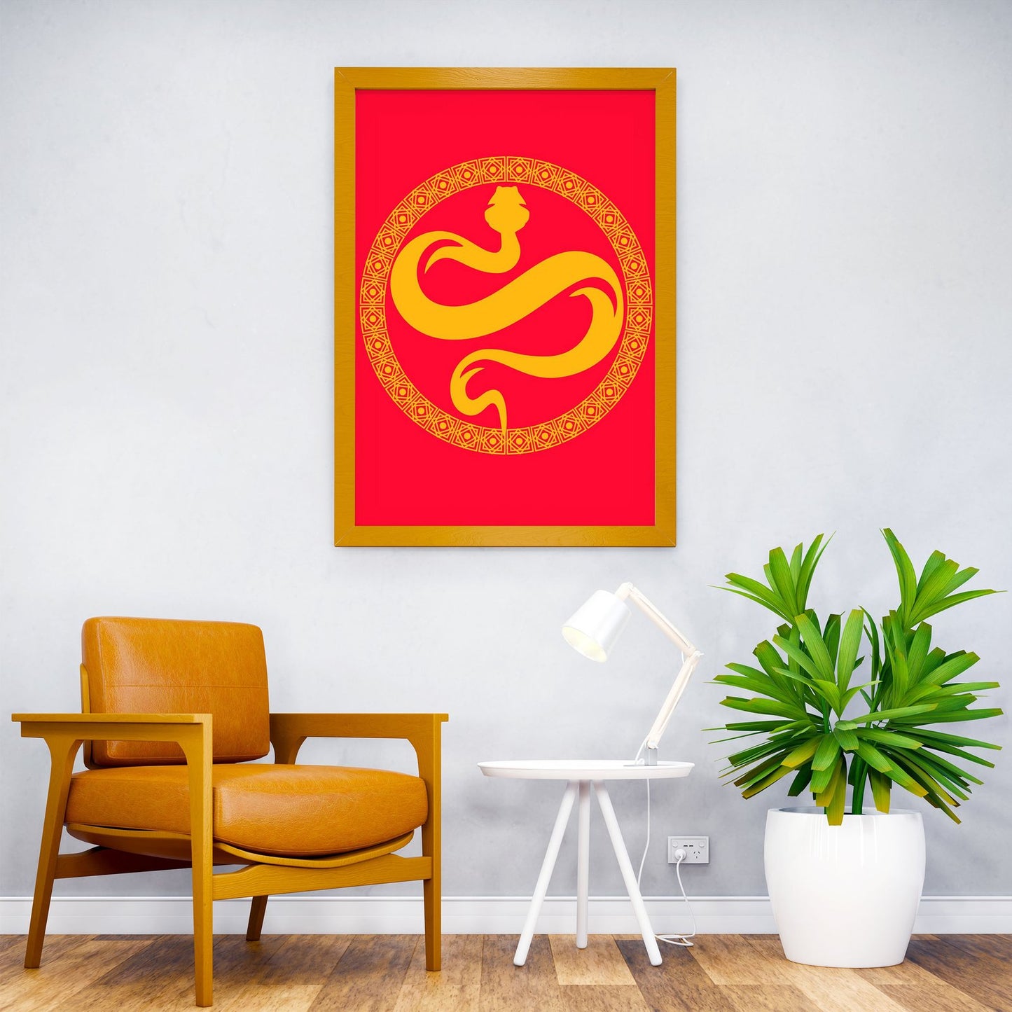 Chinese lucky snake year Asian Style Poster | Wall Art for Home & Office | High-Quality Print - High-Quality Visual Display