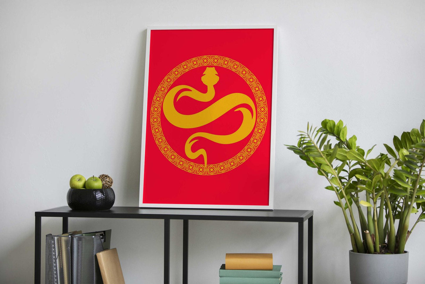 Chinese lucky snake year Asian Style Poster | Wall Art for Home & Office | High-Quality Print - High-Quality Visual Display