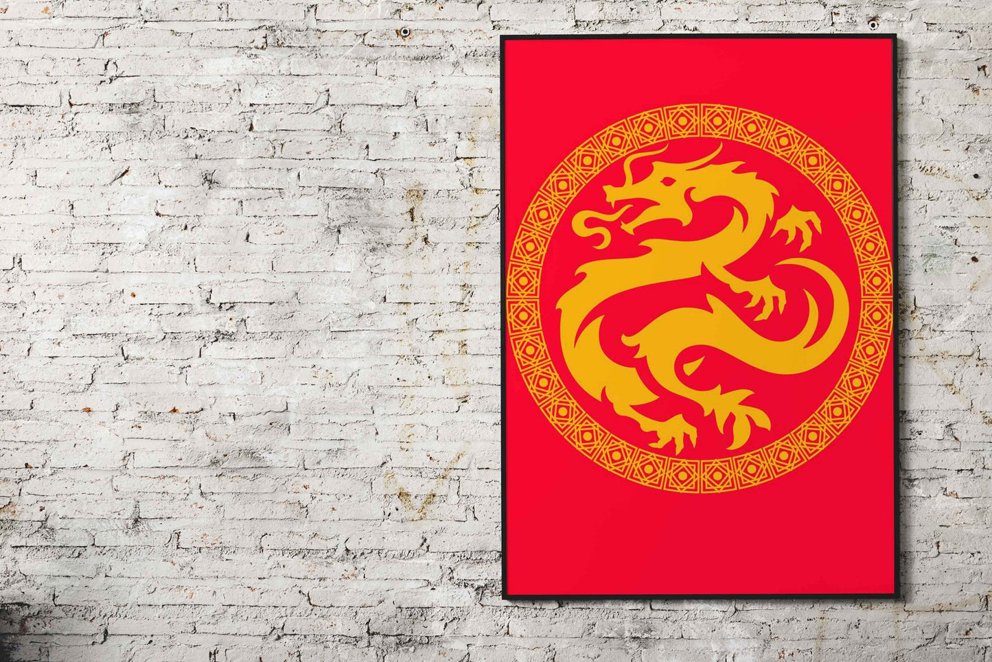 Chinese new year snake Asian Style Poster | Wall Art for Home & Office | High-Quality Print