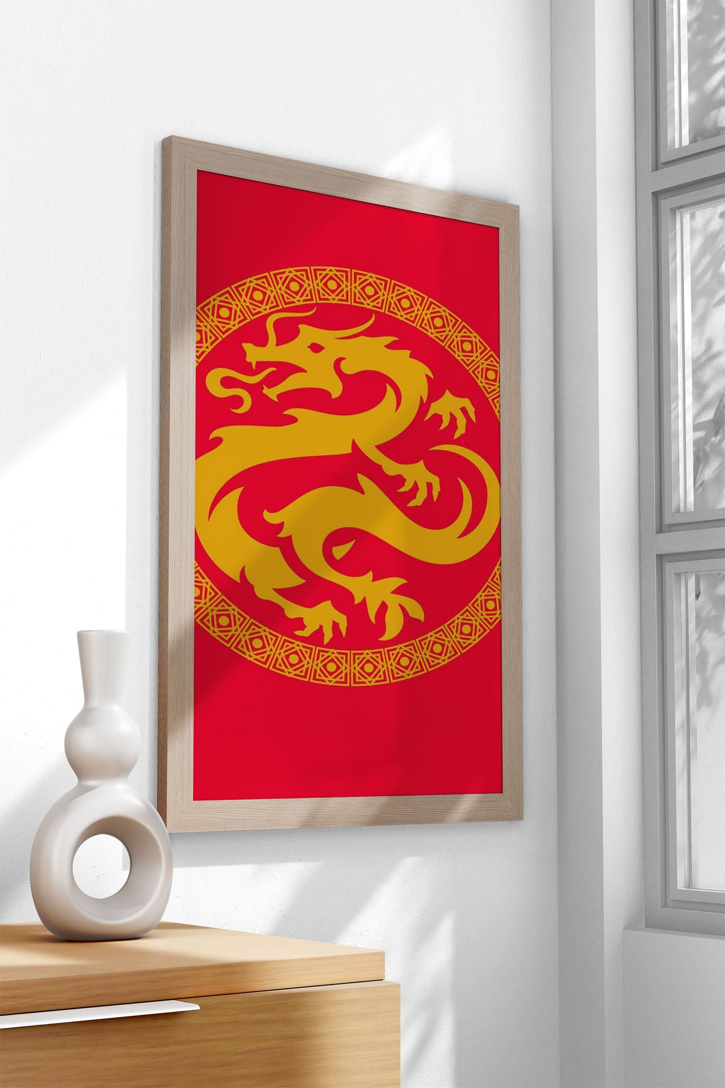 Chinese new year snake Asian Style Poster | Wall Art for Home & Office | High-Quality Print