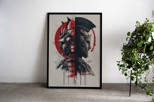 Clash of Warriors Asian Style Poster | Wall Art for Home & Office | High-Quality Print - High-Quality Visual Display