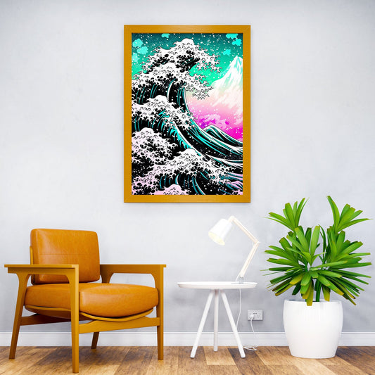 Classic Wave Reborn Asian Style Poster | Wall Art for Home & Office | High-Quality Print - High-Quality Visual Display