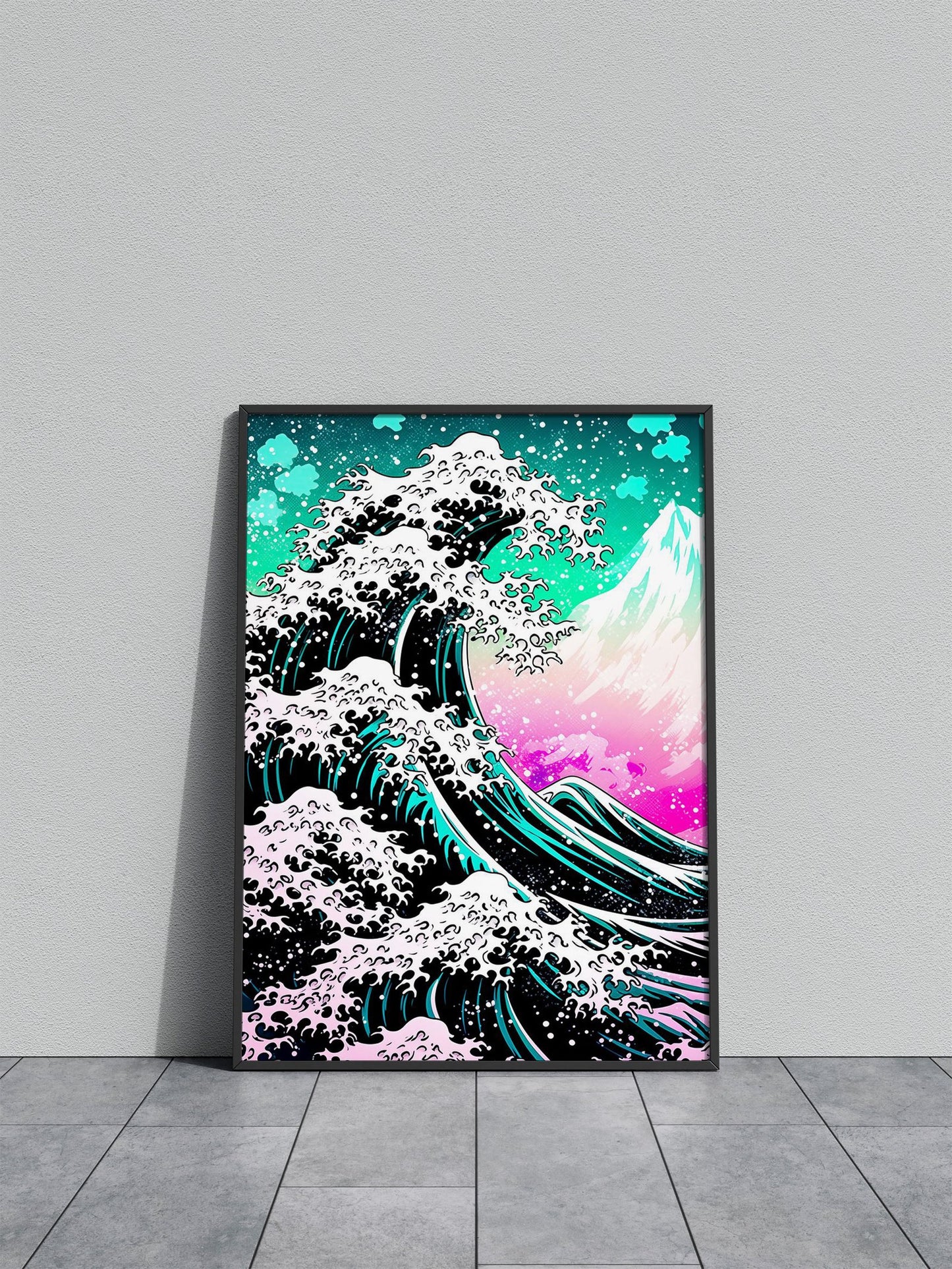 Classic Wave Reborn Asian Style Poster | Wall Art for Home & Office | High-Quality Print - High-Quality Visual Display