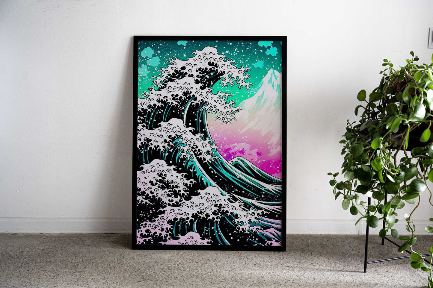 Classic Wave Reborn Asian Style Poster | Wall Art for Home & Office | High-Quality Print - High-Quality Visual Display