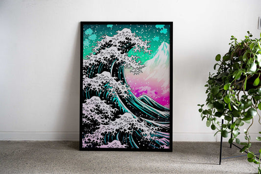 Classic Wave Reborn Asian Style Poster | Wall Art for Home & Office | High-Quality Print - High-Quality Visual Display