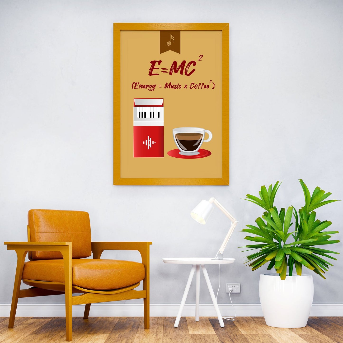 Coffee time with energy Asian Style Poster | Wall Art for Home & Office | High-Quality Print - High-Quality Visual Display