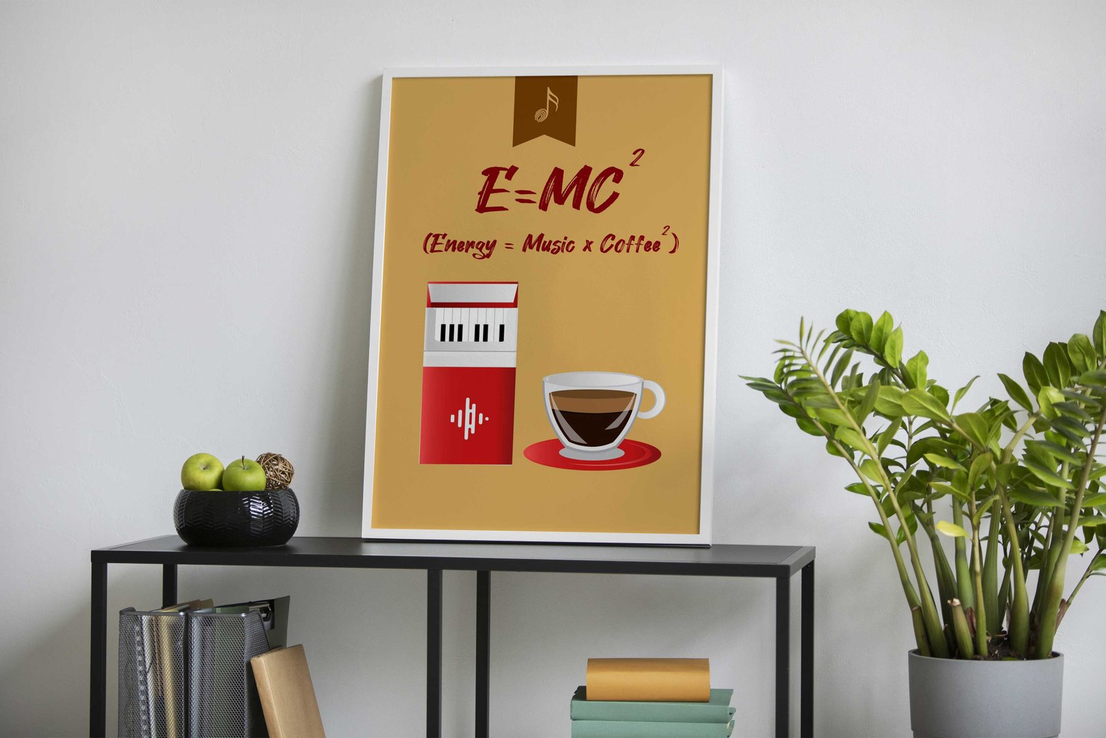 Coffee time with energy Asian Style Poster | Wall Art for Home & Office | High-Quality Print - High-Quality Visual Display