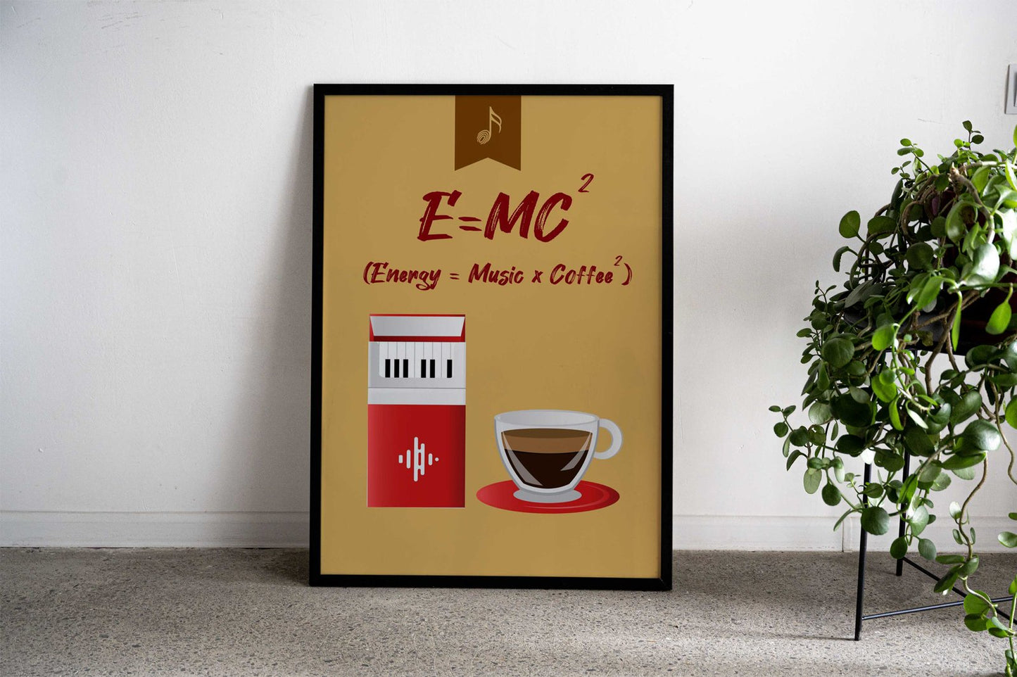 Coffee time with energy Asian Style Poster | Wall Art for Home & Office | High-Quality Print - High-Quality Visual Display