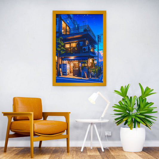 Corner Shop Asian Style Poster | Wall Art for Home & Office | High-Quality Print - High-Quality Visual Display