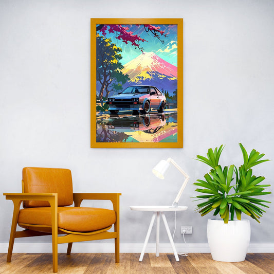 Corolla AE86 Japan Asian Style Poster | Wall Art for Home & Office | High-Quality Print - High-Quality Visual Display