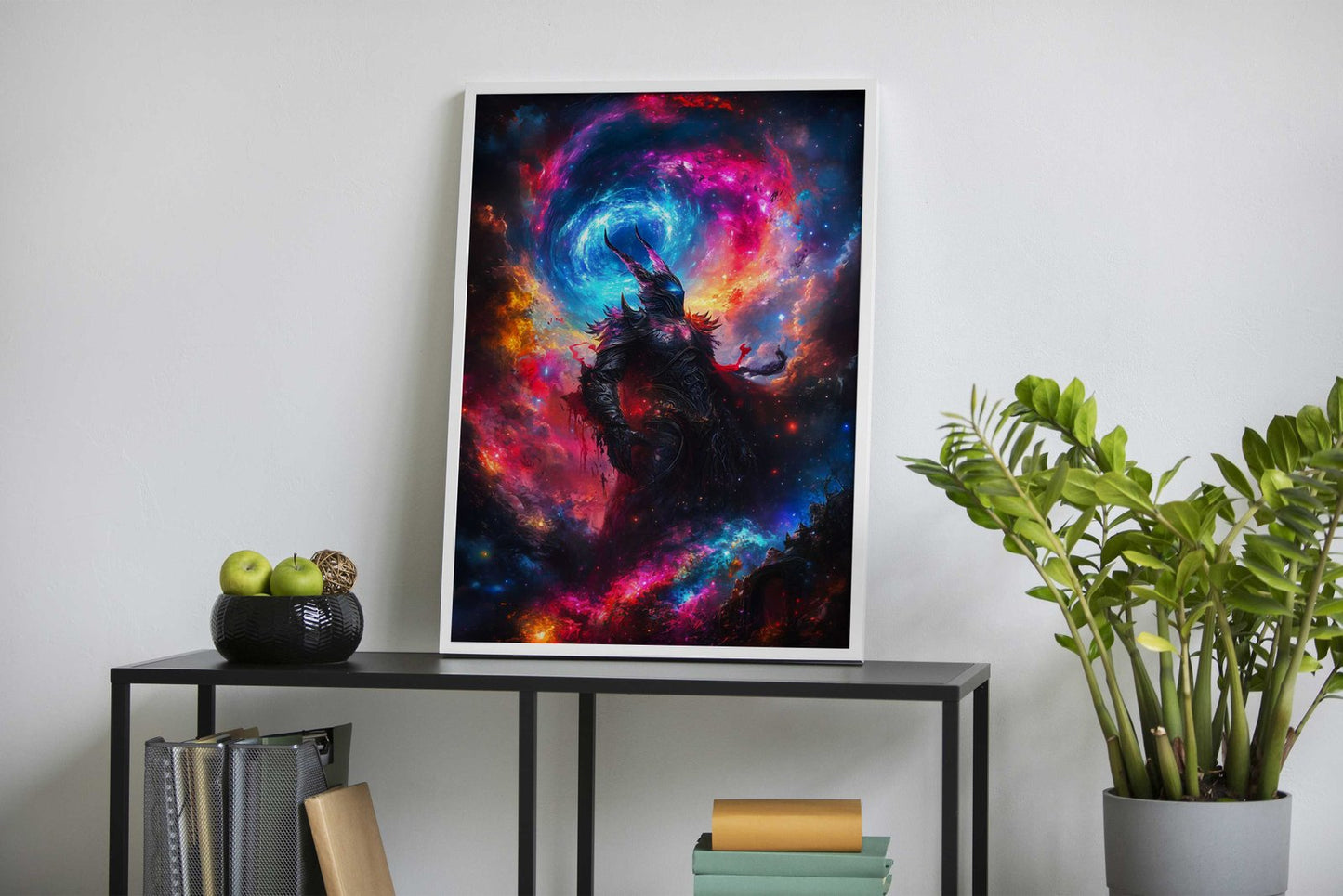 Cosmic Demon Warrior Asian Style Poster | Wall Art for Home & Office | High-Quality Print - High-Quality Visual Display