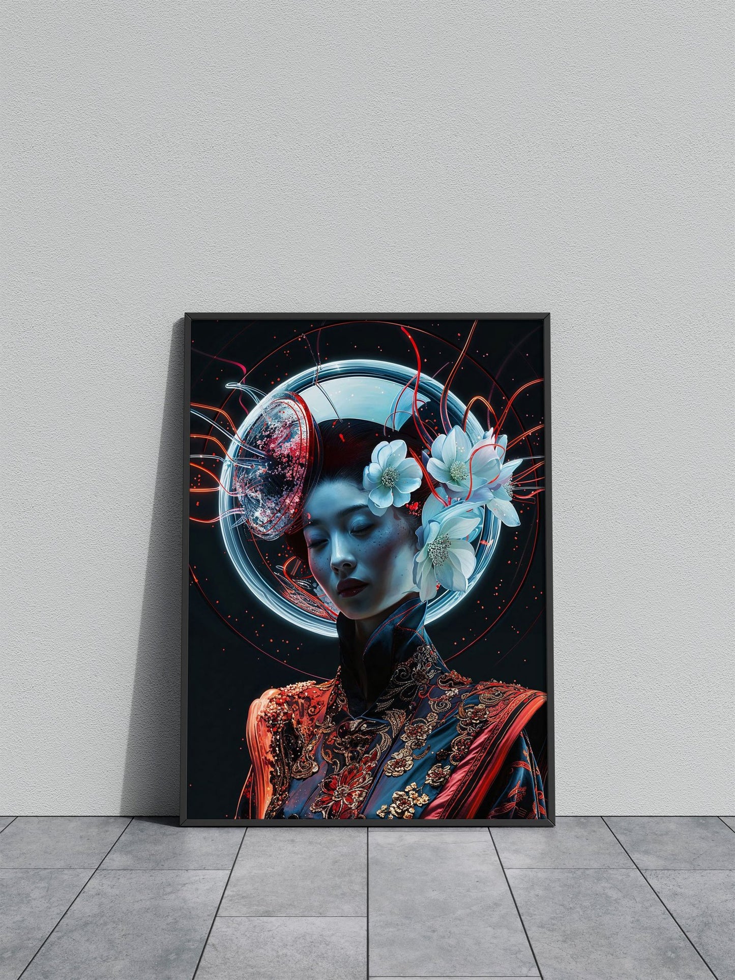 Cosmic Elegance 1 Asian Style Poster | Wall Art for Home & Office | High-Quality Print - High-Quality Visual Display