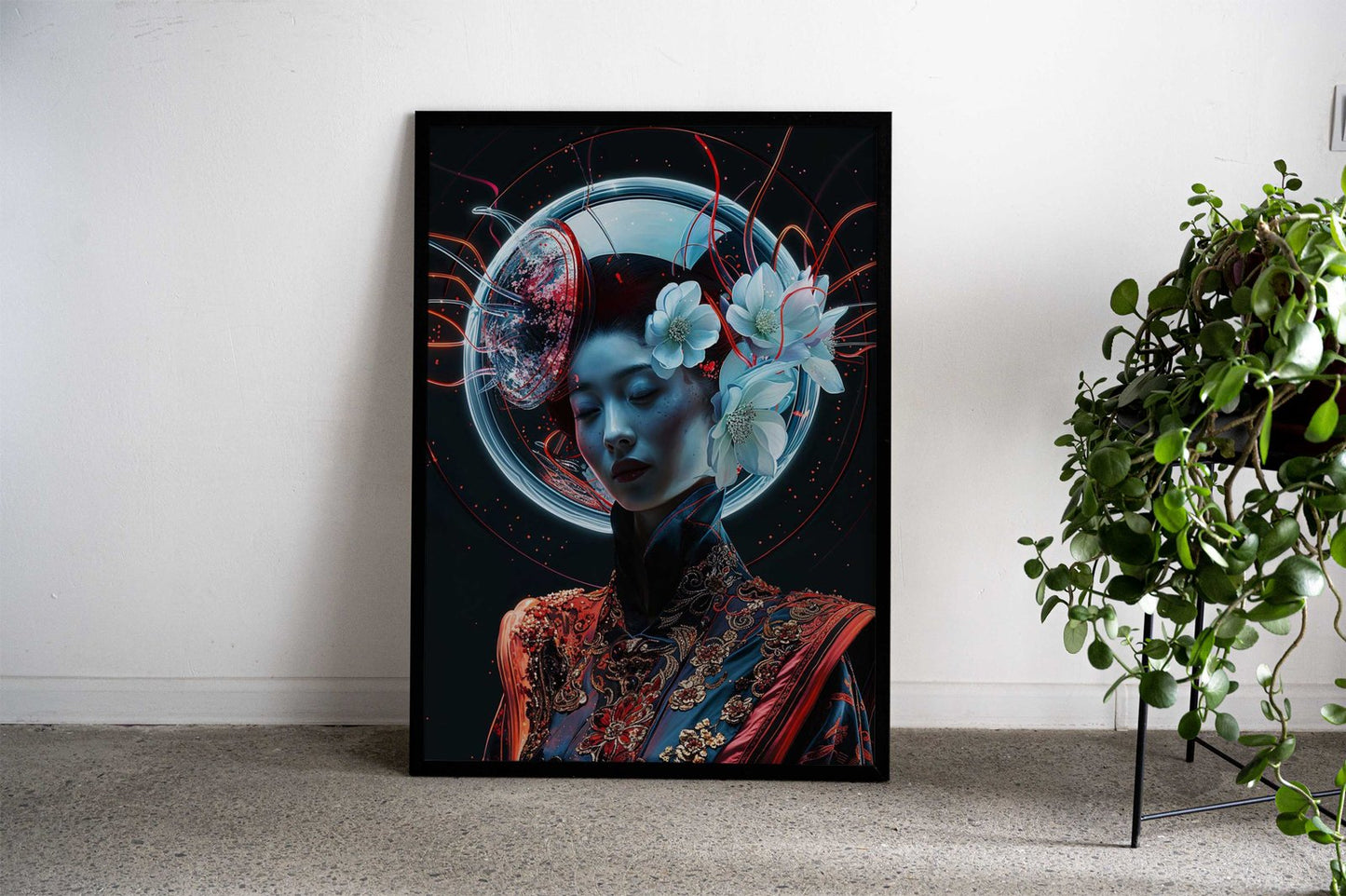 Cosmic Elegance 1 Asian Style Poster | Wall Art for Home & Office | High-Quality Print - High-Quality Visual Display