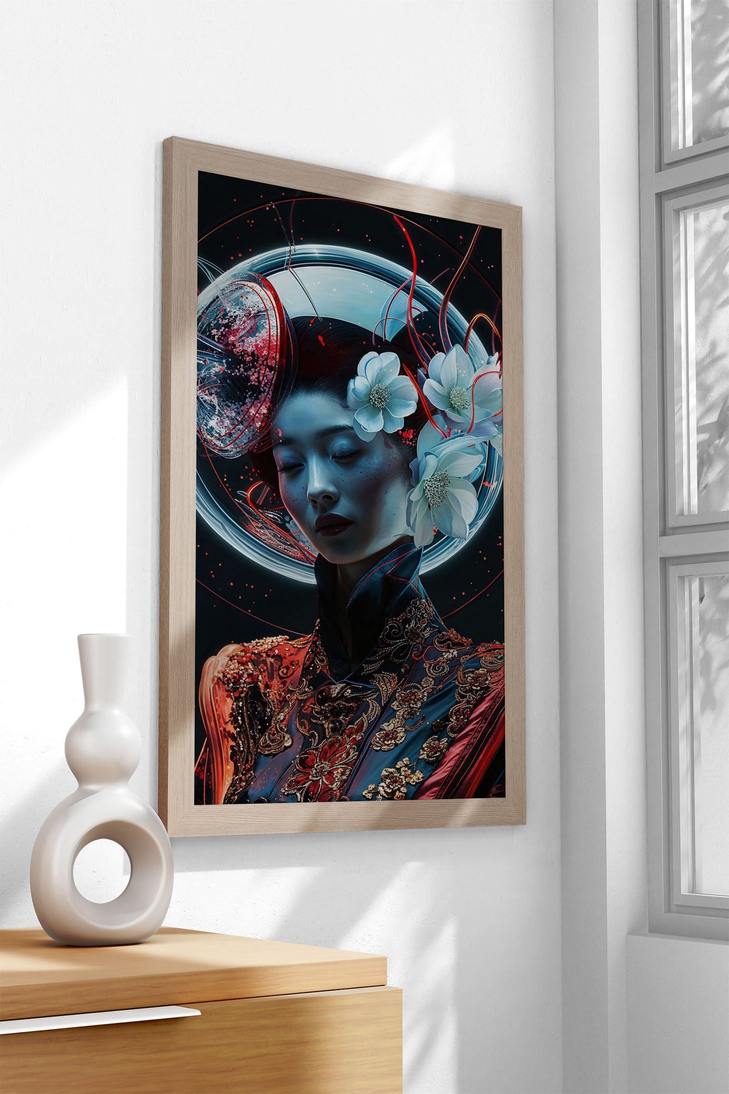Cosmic Elegance 1 Asian Style Poster | Wall Art for Home & Office | High-Quality Print - High-Quality Visual Display