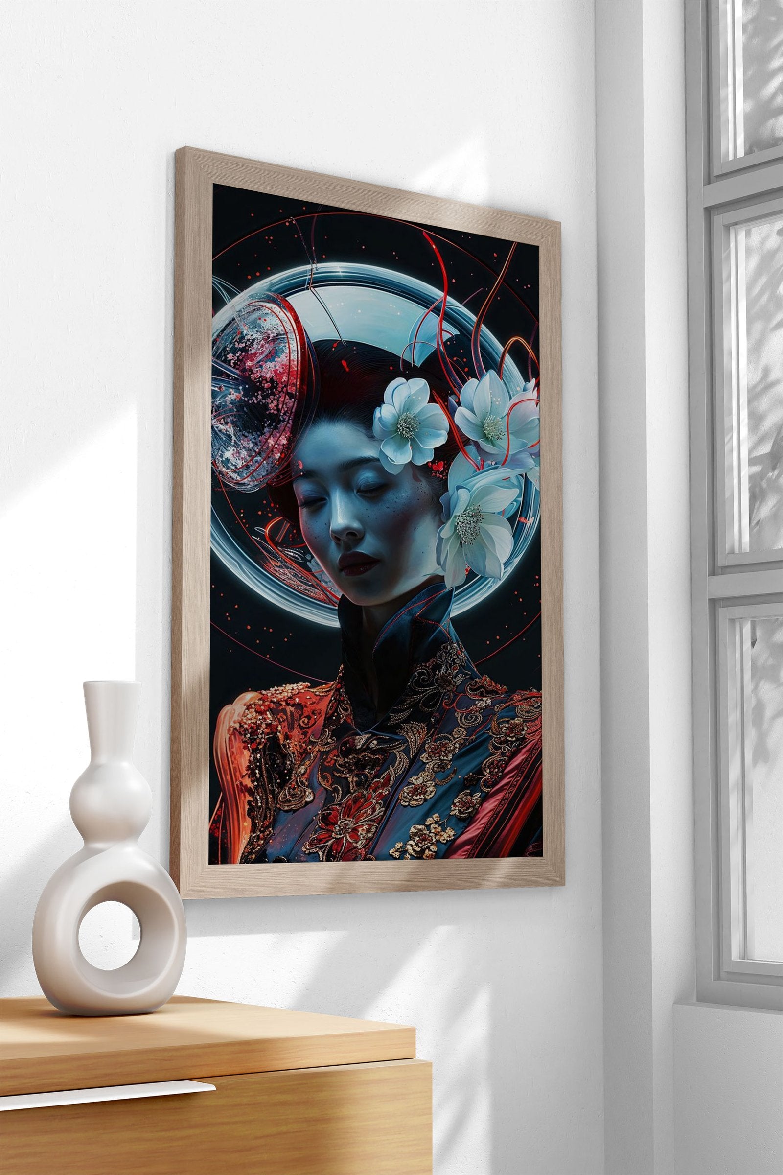 Cosmic Elegance 1 Asian Style Poster | Wall Art for Home & Office | High-Quality Print - High-Quality Visual Display
