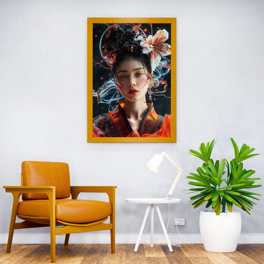 Cosmic Elegance 2 Asian Style Poster | Wall Art for Home & Office | High-Quality Print - High-Quality Visual Display
