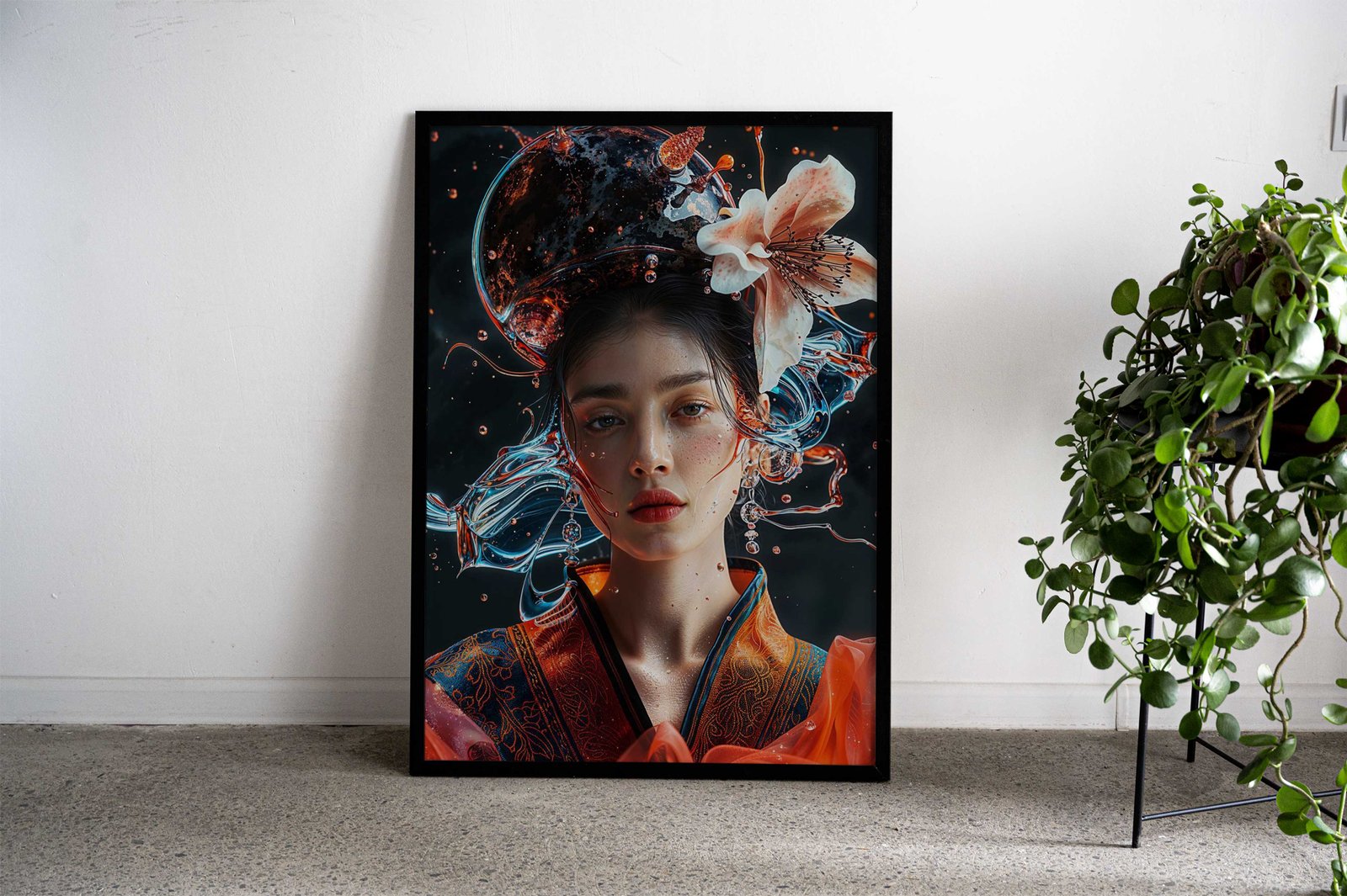 Cosmic Elegance 2 Asian Style Poster | Wall Art for Home & Office | High-Quality Print - High-Quality Visual Display