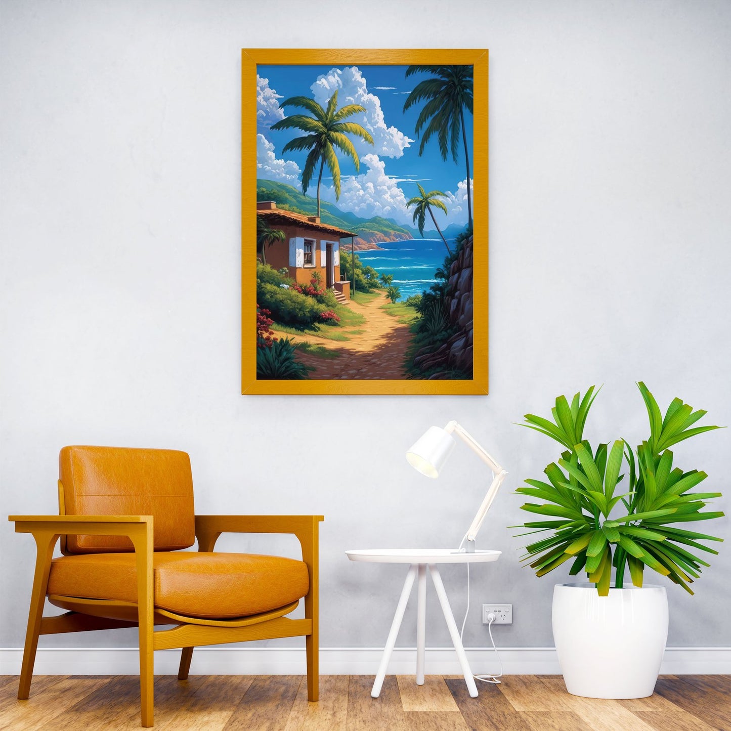Cozy sunny day Asian Style Poster | Wall Art for Home & Office | High-Quality Print - High-Quality Visual Display