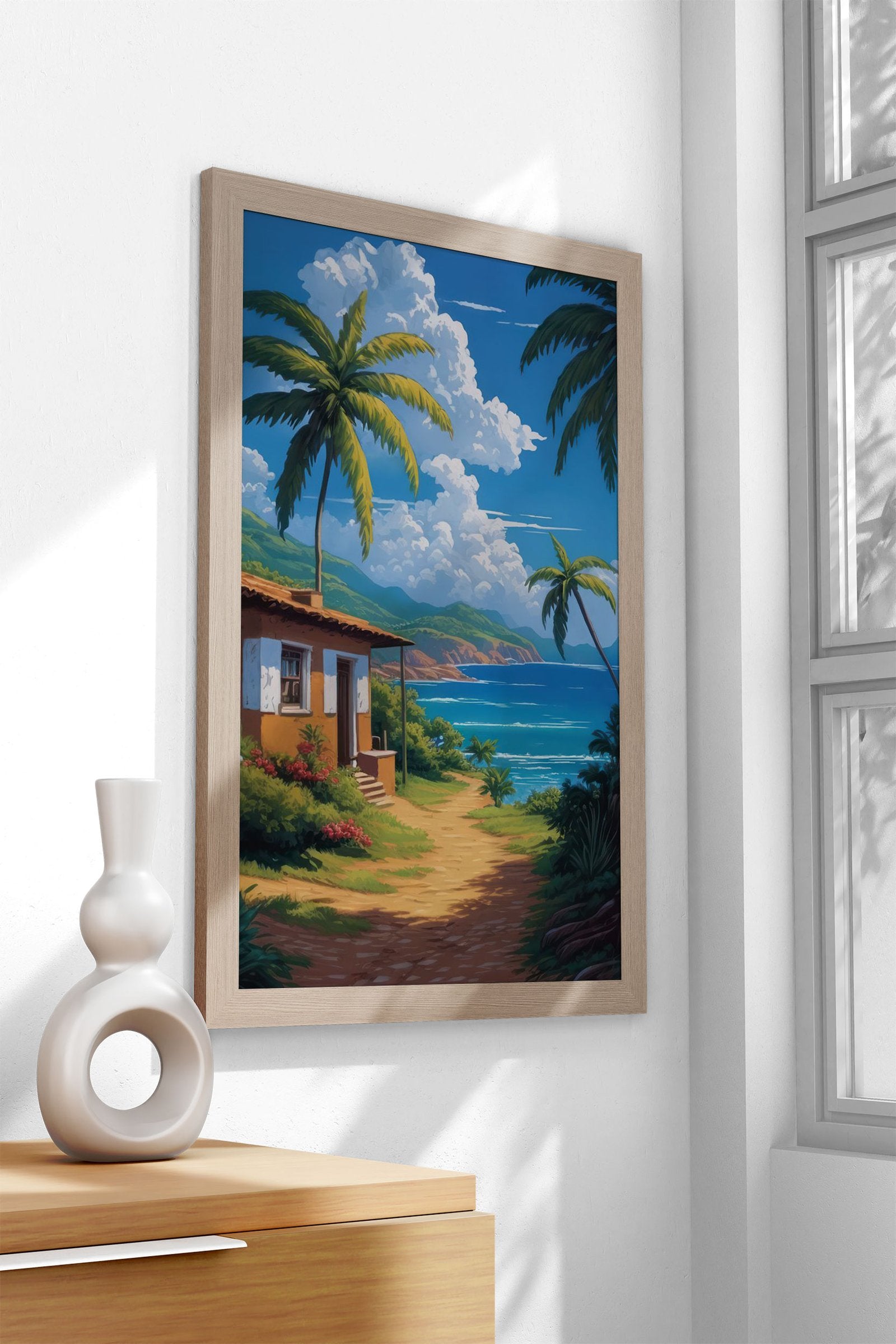 Cozy sunny day Asian Style Poster | Wall Art for Home & Office | High-Quality Print - High-Quality Visual Display