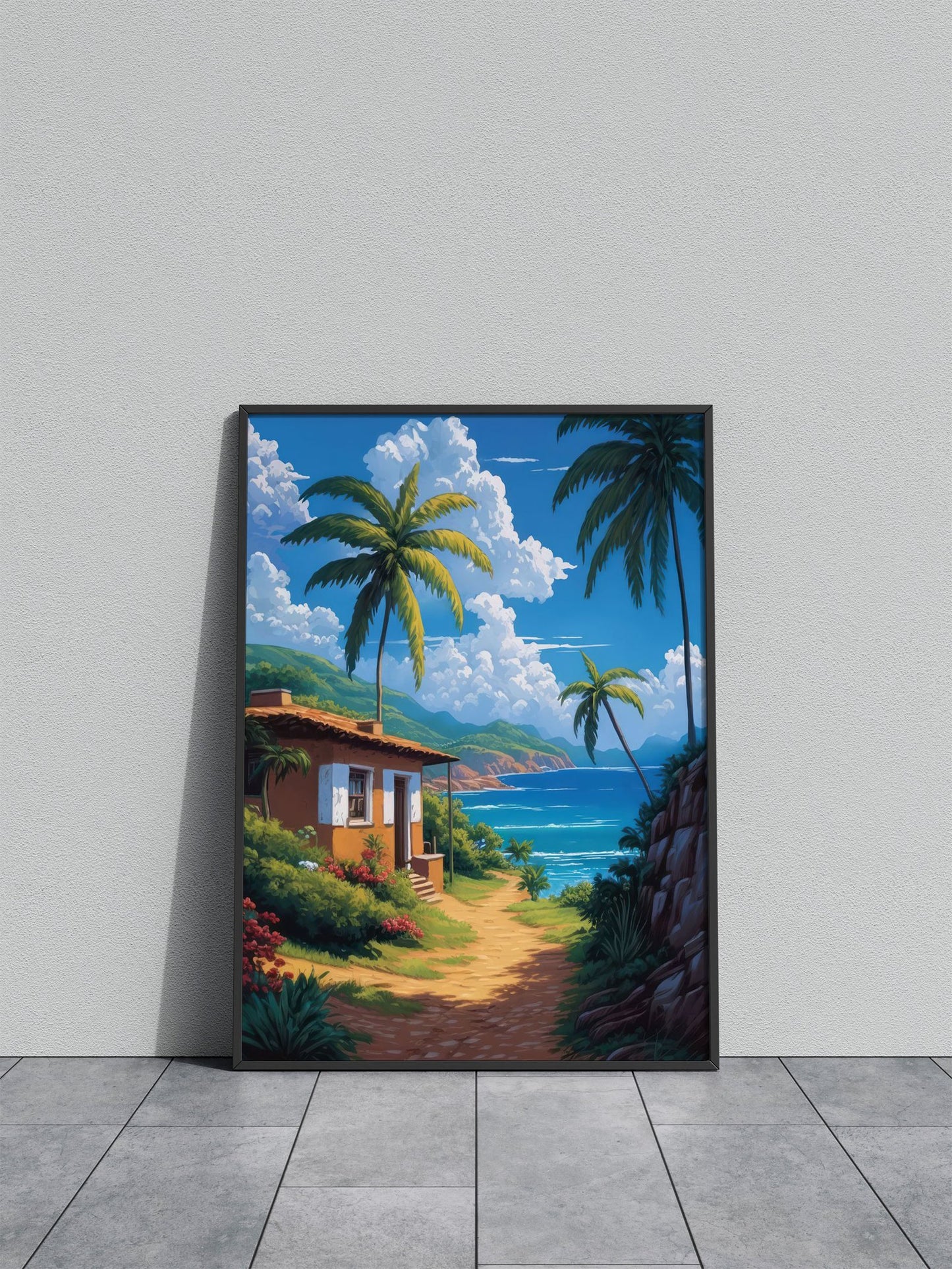 Cozy sunny day Asian Style Poster | Wall Art for Home & Office | High-Quality Print - High-Quality Visual Display