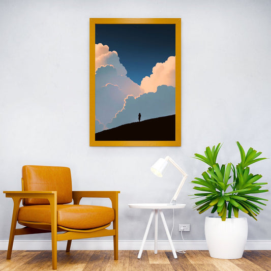 Cozy sunset traveler Asian Style Poster | Wall Art for Home & Office | High-Quality Print - High-Quality Visual Display
